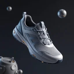 a shoe floating in space, trending on artstation, octane render