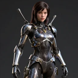 Alita Battle Angel, designed by Vitaly Bulgarov, photoreal, high details, cinematic, 8k resolution, beautifully detailed, insanely intricate details, artstation trending, octane render, unreal engine