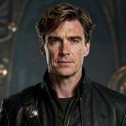 Thomas Shelby cillian murphy standing in atlantis, in the style of Benjamin Bader, sharp, highly detailed, realistic face, digital art, epic, fantasy, artstation