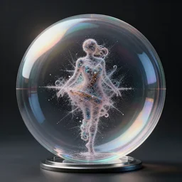 point cloud, life, volumetric, abstract symbolism, particles, bubble chamber, houdini software, physical, translucence, cinematic lighting, gmunk, iridescence