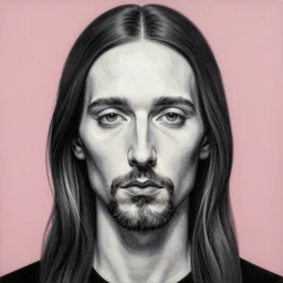 vaporwave jesus art deco portrait, an ultrafine detailed painting by rafal olbinski, thomas cole, behance contest winner, pop surrealism, detailed painting, very detailed, minimalist, skeuomorphic, airbrush art