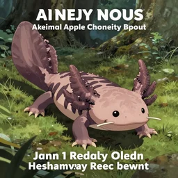 an axolotl drawn by junji ito
