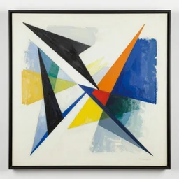an abstract artwork, Vaserely, Kandinsky, Mondrian, Pollock