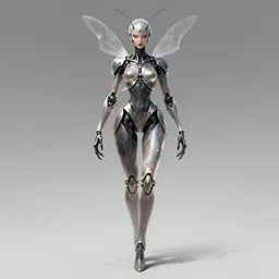 symmetrical character design, a full - body female insect queen size creature with bio armor from guyver the bioboosted armor, elegant shape, cyborg, translucence armor, prefect face, elite, horror, ominous, cinematic, concept design, matt painting, insanely intricate and detailed, cgsociety, hyperrealistic, darksouls, bloodborne, ross tran.
