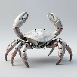 photo of industrial design Crab biomorph Dvg TrArtifficial Smart Turbo bionicle organism biomimmicry exoskeleton hydraulics trending on behance visualisation industrial design object robot headcrab vrat unreal engine Space design concept 3D unreal engine