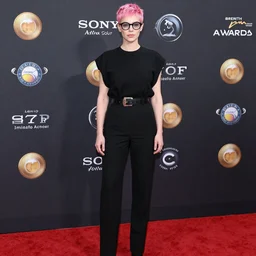 photo of a gorgeous 20-year-old Cara Delevingne with a pink pixie cut hair hipster glasses by Mario Testino, detailed, full body shot, award winning, Sony a7R