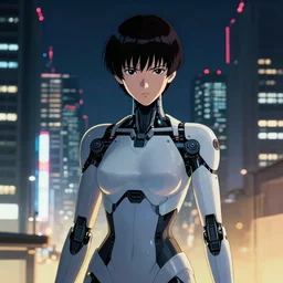 illustration portrait of japanese cyberpunk android, future tokyo, golden ratio, cinematic lighting, cinematic composition, ghost in the shell, night, by sachin teng and sergey kolesov and ruan jia and heng z and wlop. graffiti art, scifi, fantasy, hyper detailed. octane render. concept art. trending on artstation