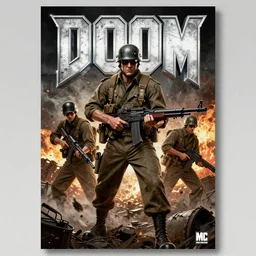 Doom2 Cover Art WW2 W- 896