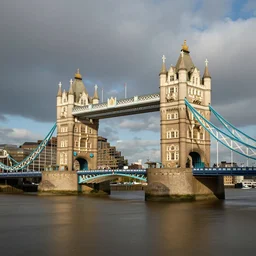 tilt-shift photograph of london bridge