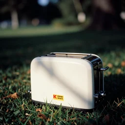 a photo of a toaster bunny in its natural habitat, kodak ektachrome e 1 0 0 photography