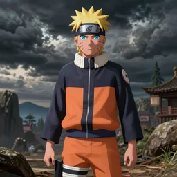 photorealistic naruto uzumaki