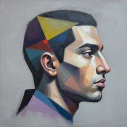 1998 profile picture by Sachin Teng, asymmetrical, Organic Painting , Matte Painting,  geometric shapes, hard edges, graffiti, street art:2 by Sachin Teng:4