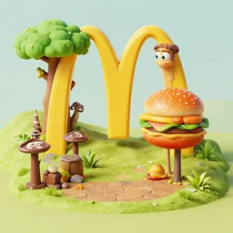 prehistoric themed mcdonalds