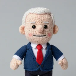 Joe Biden wool toy puppet
