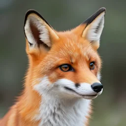realistic fox kemonomimi cosplay headshot photo