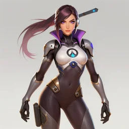 sombra overwatch, digital art, artgerm, rossdraws, game hero, illustration, art