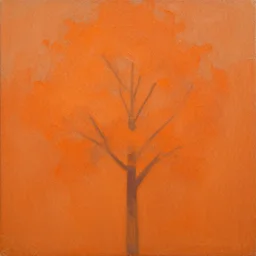 color taronja, oil painting