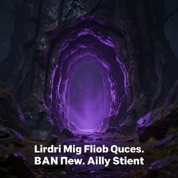 a purple portal to hell, unreal engine