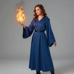 Who : a mage with a blue robe casting a fire ball; Physical : Ella Knox & Beverly Paige exact same body ; IMPORTANT : Hearthstone official splash art, award winning, trending everywhere