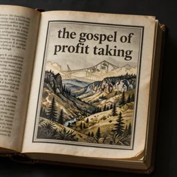 an old book titled the gospel of profit taking, very detailed