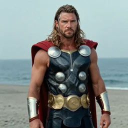 film still of tom selleck as thor in thor, 4 k