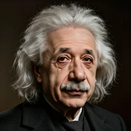 inversed einstein portrait