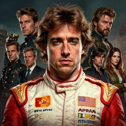 portrait of a spanish racing driver fernando alonso, colourised, face portrait, epic, tragic, military art, fantasy, dieselpunk, hd shot, digital portrait, beautiful, artstation, comic style, by artgerm, guy denning, jakub rozalski, magali villeneuve and charlie bowater