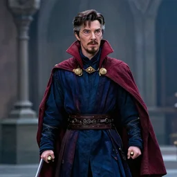 Film still of Harry Potter as Dr. Strange, from Avengers: Endgame (2019)