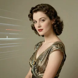 Beautiful woman in elegant dress, vintage portrait photography, highly detailed, lighting, perspective, 8K, glossy, high resolution, realistic, cinematic, film, motion graphics, vintage, retro photography, 1930s