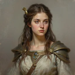 perfectly - portrait of a beautiful female druid character, intricate, highly detailed, digital painting, loose brush strokes, realistic shaded lighting, artstation, concept art, smooth, sharp focus, illustration, realism, oil painting, unreal engine 5, 8 k, art by sam spratt and peter mohrbacher