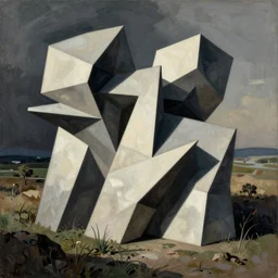cubist abstract absurdist modern mashup by every artist ever