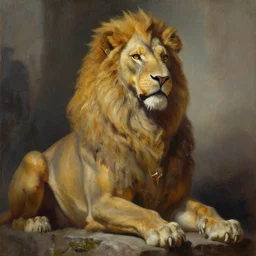a detailed portrait painting of a fantasy male human faced androsphinx, dungeons and dragons character art, warcraft art, lions body, in the style of tim hildebrandt