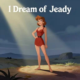 digital illustration from I Dream of Jeannie