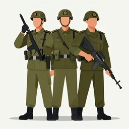 combine soldiers vector art