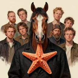 portrait of the starfish horse disturber wearing enigma ring by artgerm and Craig Mullins, James Jean, Andrey Ryabovichev, Mark Simonetti and Peter Morbacher 16k