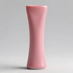 a 3d primitive tube shape, texture-mapped with pink human skin, glossy, straight smooth vertical , highly realistic, Surface Painter, hyper-real, 4k, Octane render, style of Ron Mueck