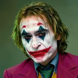 dynamic macro head portrait of kurt cobain as the joker in by john romita sr and cory walker and ryan ottley and jack kirby and barry windsor - smith, comic, illustration, photo real