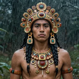 tlaloc aztec god of rain, claude monet