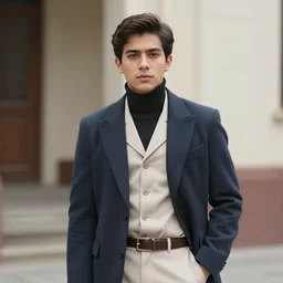 outdoor medium portrait of jose rizal!! as a very very very very extremely handsome!!! good looking young man in 2 0 2 2 wearing stylish modern clothes, photo taken in 2 0 2 2, 3 5 mm f 1. 4 digital photo, matte colors