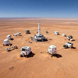 wide angle view, mars one mission, nasa, colony