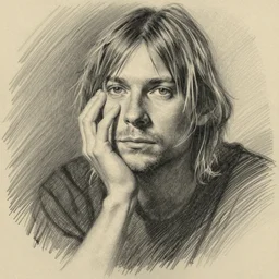pencil sketches of song ideas by kurt cobain