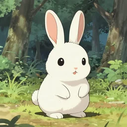 a cute rabbit by Junji Ito