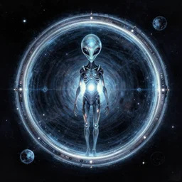 an alien stargate, art by emmanuel shiu
