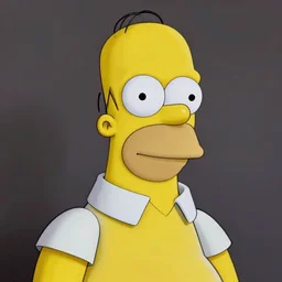 portrait of a photorealistic Homer Simpson, realistic, extreme detail, 4k, ultra HD