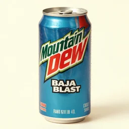 color picture of Mountain Dew Baja Blast from 1970's cookbook