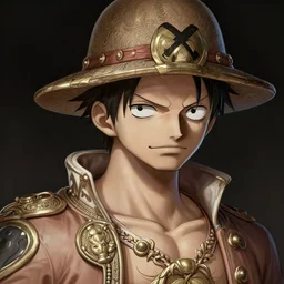 luffy, intricate, elegant, highly detailed, my rendition, digital painting, artstation, concept art, smooth, sharp focus, illustration, art by inhyuk lee, artstation
