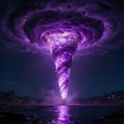 purple tornado, bokeh, cinematic, filmic, saturated, 4 k, 8 k, 1 6 k, hd, super - resolution, ray tracing reflections, lumen reflections