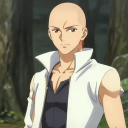 balded ginger man, anime style, akira toriyama, final fantasy xii, artstation