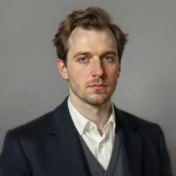 portrait of a stereotypical french man, art by artgerm and by greg rutkowski