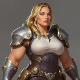detailed portrait of margot robbie as a thick female bodybuilder zarya from overwatch, attractive, beautiful, fantasy, intricate, elegant, highly detailed, digital painting, artstation, concept art, matte, sharp focus, illustration, art by aenaluck, artgerm and roberto ferri and greg rutkowski, epic fantasy, digital painting